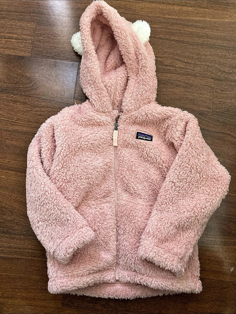 Patagonia Pink Teddy Bear Jacket Sz 4T